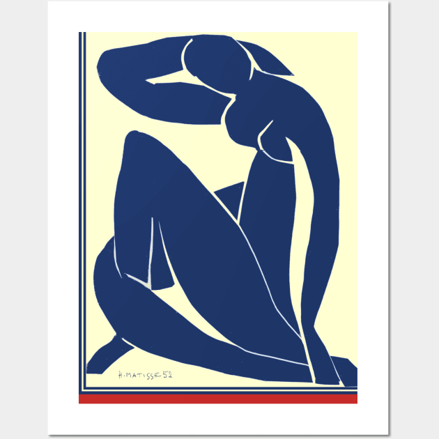 Matisse Modern Art Whimsical Abstract Woman Print Wall Art by posterbobs